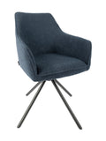 Chanel Swivel Dining Chair Abyss
