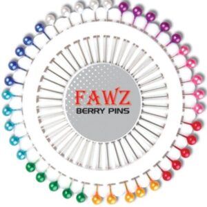Head Pins Berry Pearl - 36 / box