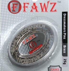 Dressmakers Pins Brass Pins 25g 12/Box