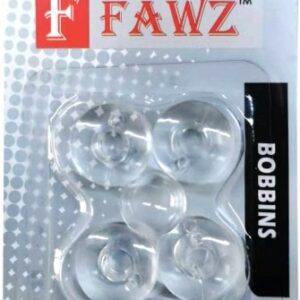 Machine Accessories Carded Plastic Bobbins x 4