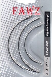 Hand Needles Upholster Curve 456 12 cds
