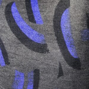 Bus Fabric - Grey and Blue