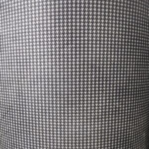 Car Fabric- Houndstooth Black and Grey.
